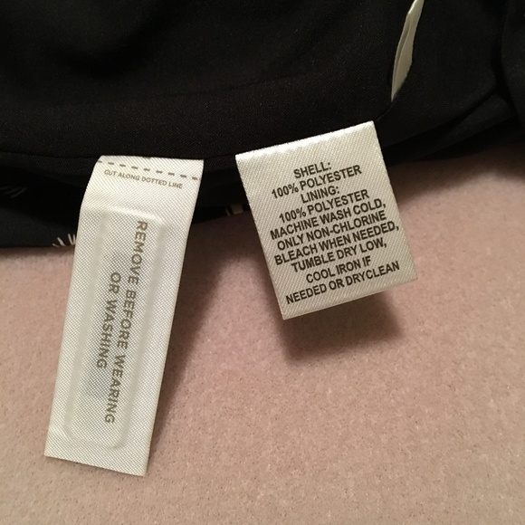 LOFT Black Skirt with Feather Pattern - Picture 6 of 6